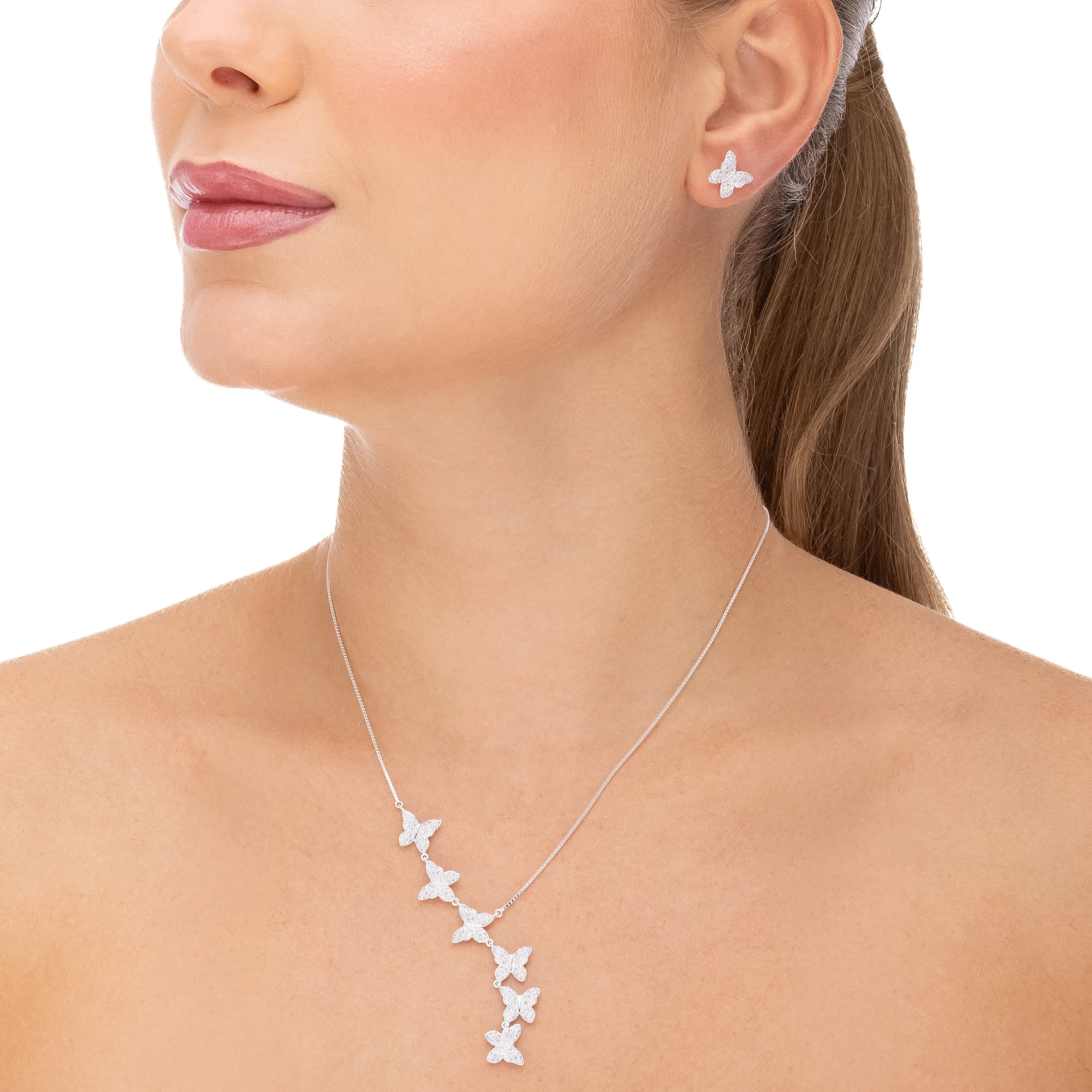 BUTTERFLY EFFECT EARRING | SILVER | GLIMMER COLLECTION | BRAINSTORM JEWELRY - Brainstorm Jewelry