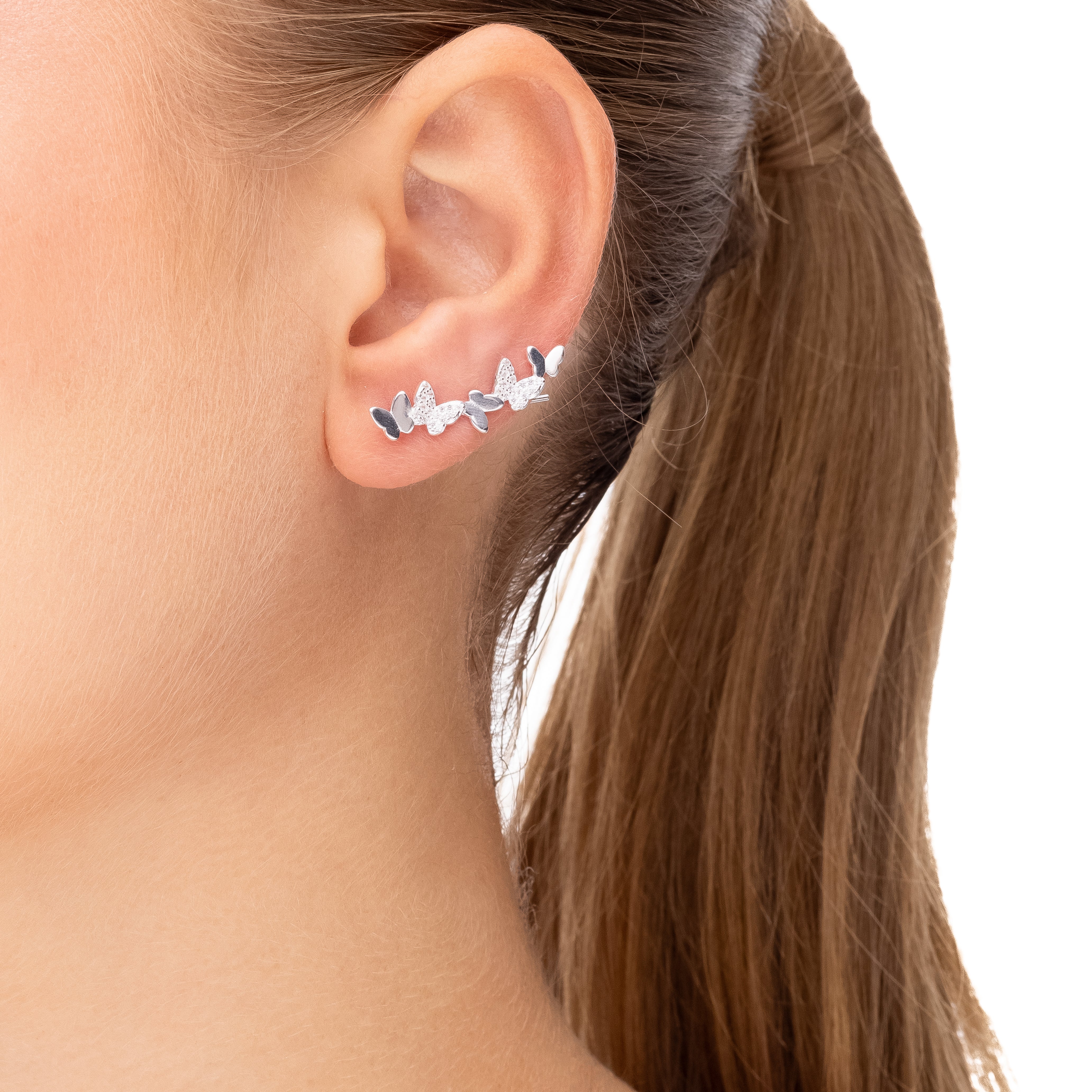 FLIER EARRING | SILVER | ETERNAL LOVE| BRAINSTORM JEWELRY