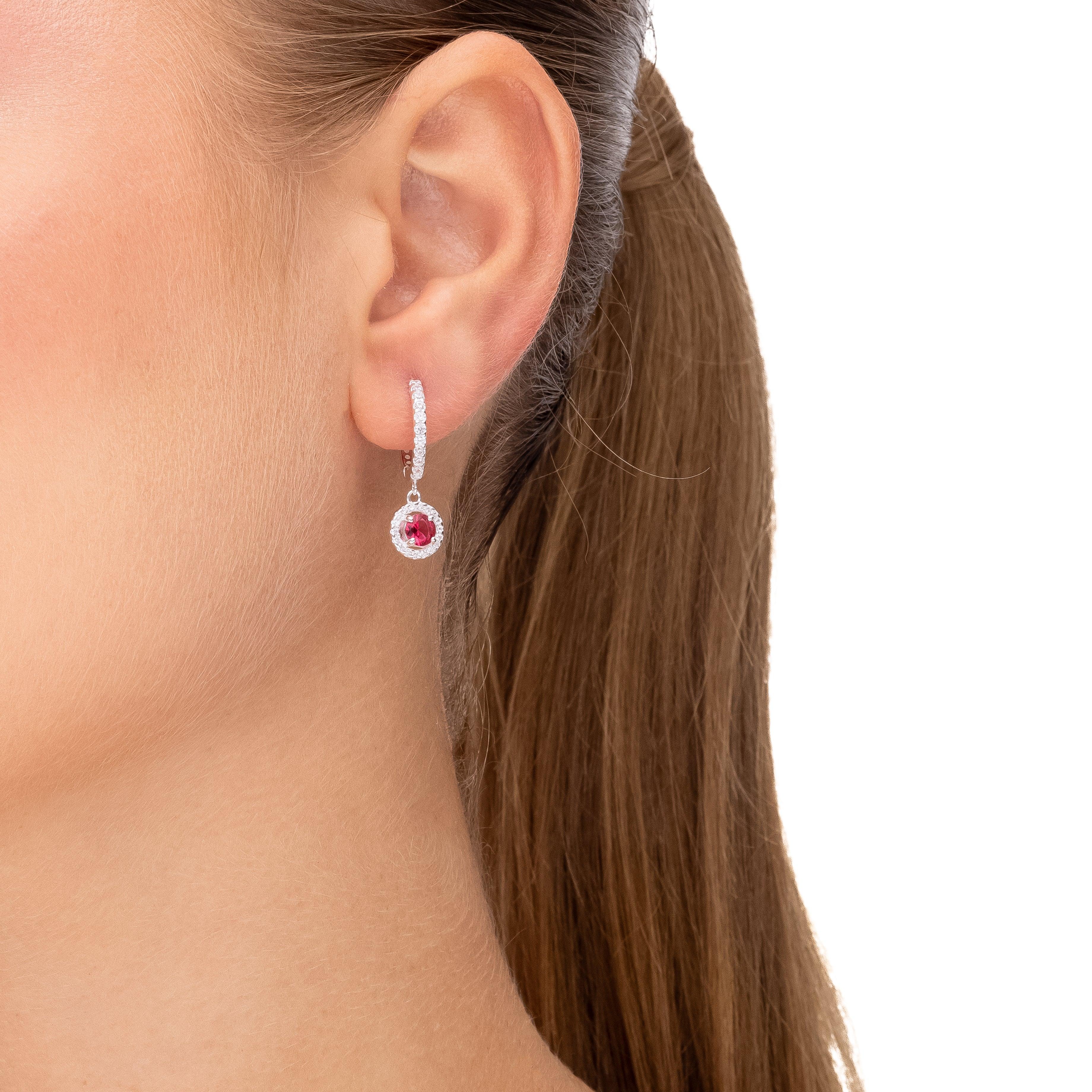 TIARA HOOP EARRING | SILVER | GLIMMER COLLECTION | BRAINSTORM JEWELRY - Brainstorm Jewelry