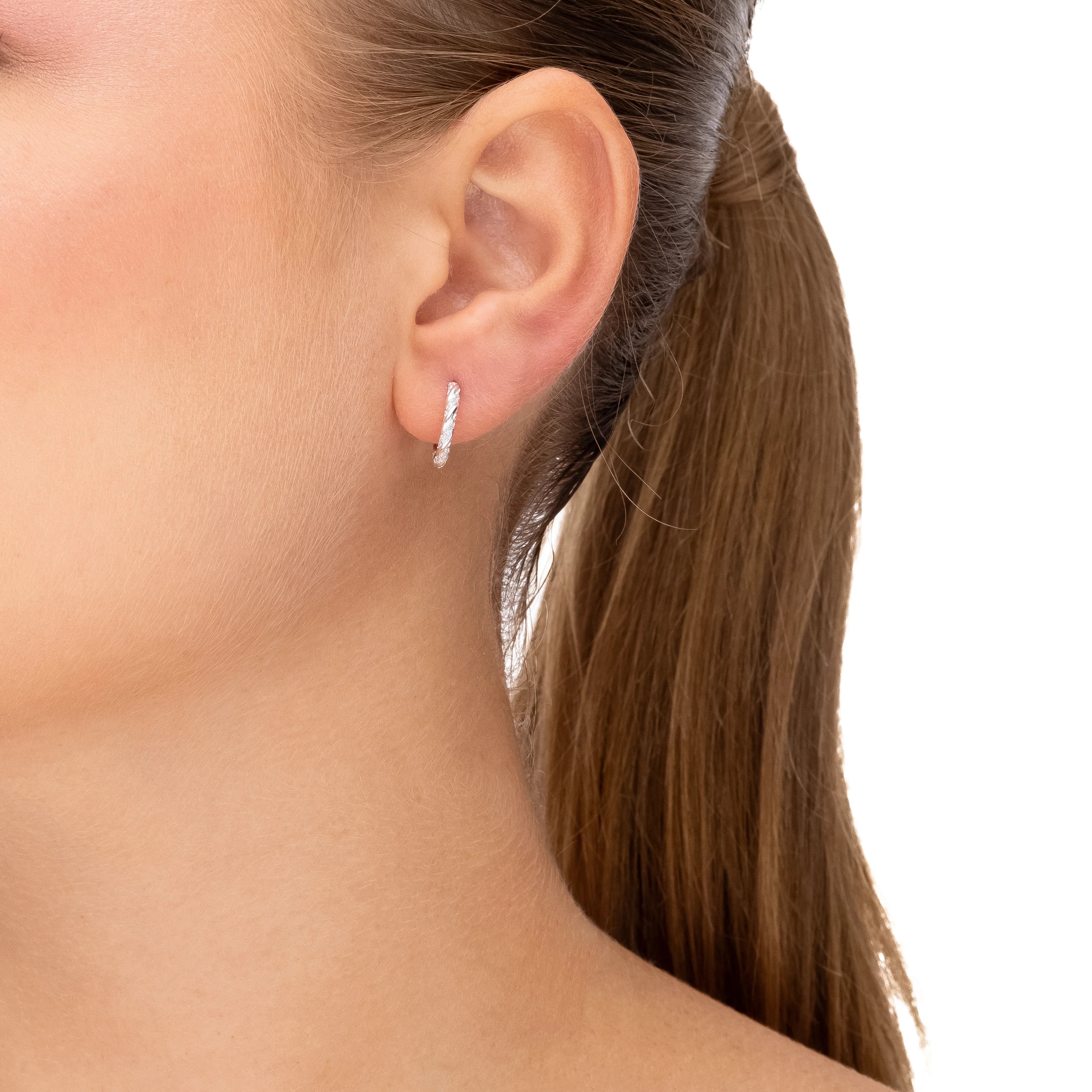 SMALL CHEMISTRY HOOP EARRING | SILVER | ETERNAL LOVE| BRAINSTORM JEWELRY - Brainstorm Jewelry