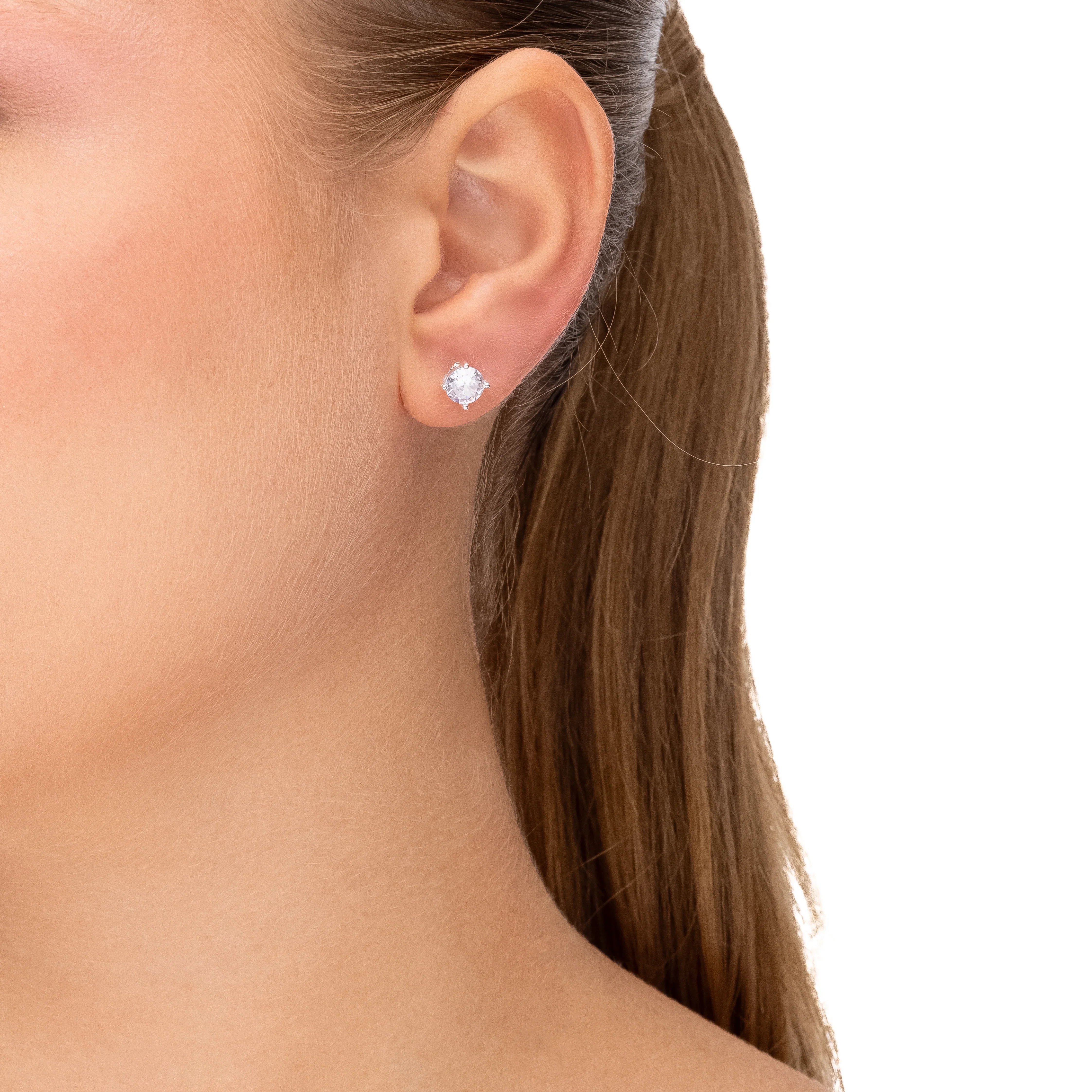 GLITTER EARRING | SILVER | GLIMMER COLLECTION | BRAINSTORM JEWELRY - Brainstorm Jewelry