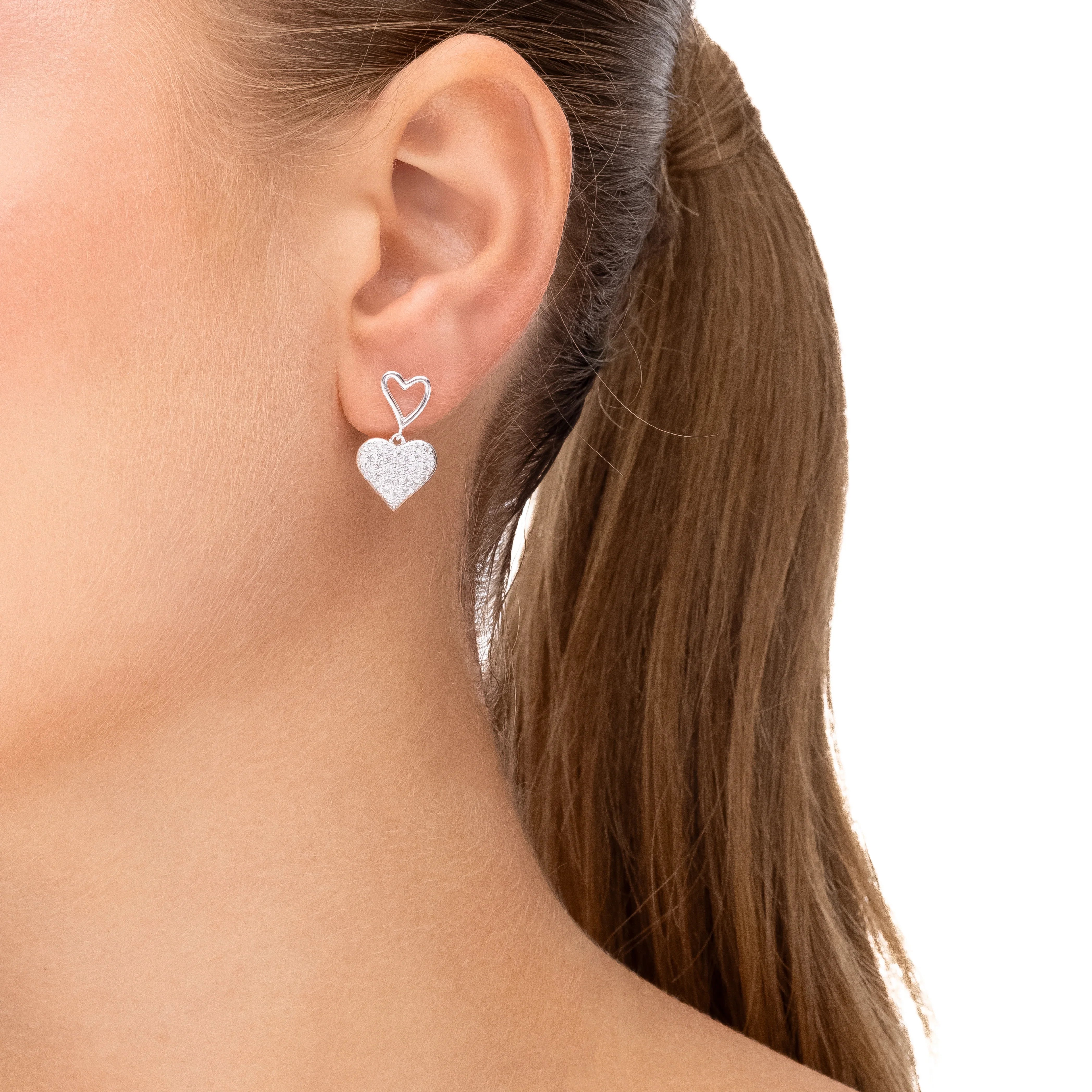 HUGHIE EARRING | SILVER | ETERNAL LOVE| BRAINSTORM JEWELRY - Brainstorm Jewelry