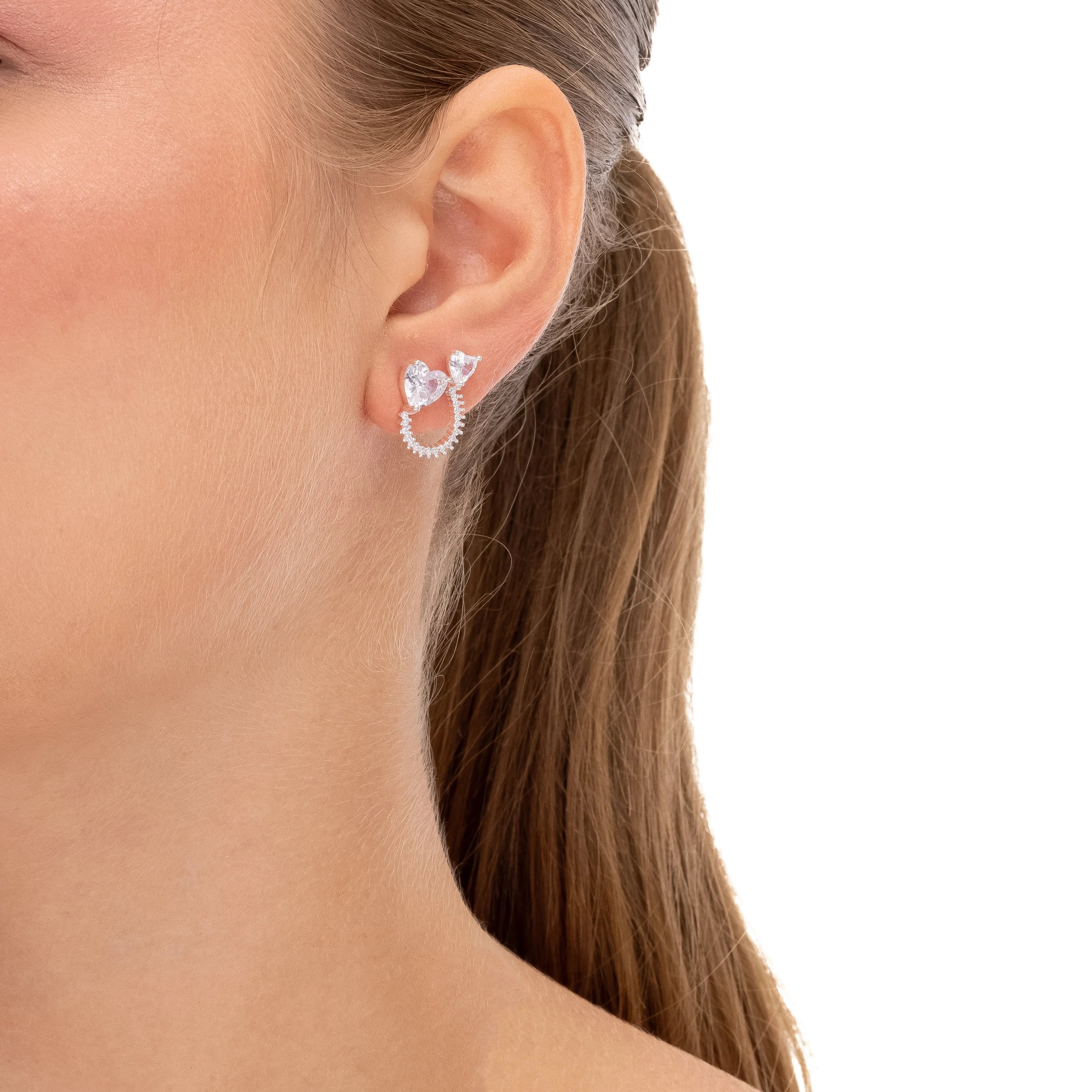 LOVIE EARRING | SILVER | ETERNAL LOVE| BRAINSTORM JEWELRY - Brainstorm Jewelry