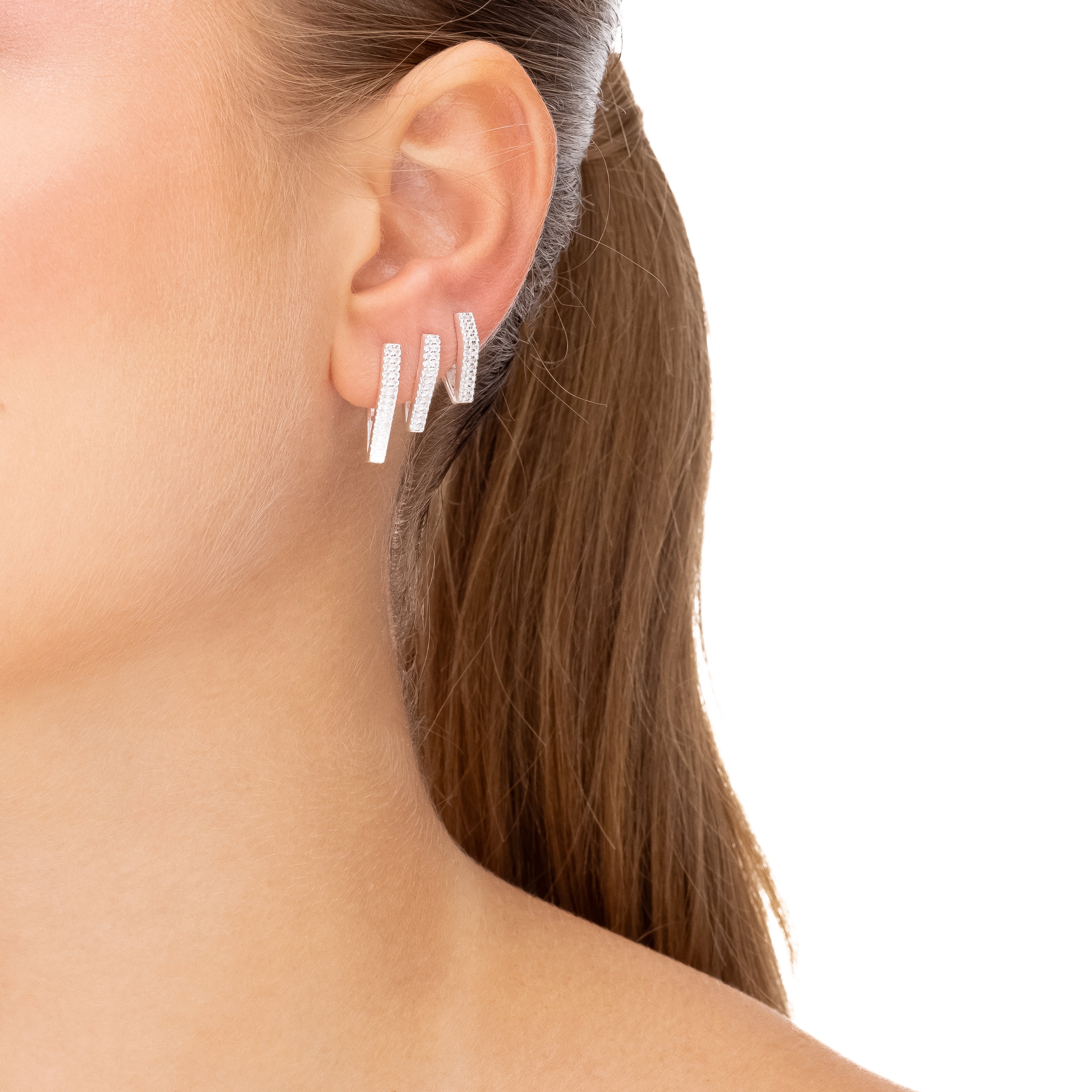 HURACAN TRIO HOOP EARRING | SILVER | ETERNAL LOVE | BRAINSTORM JEWELRY