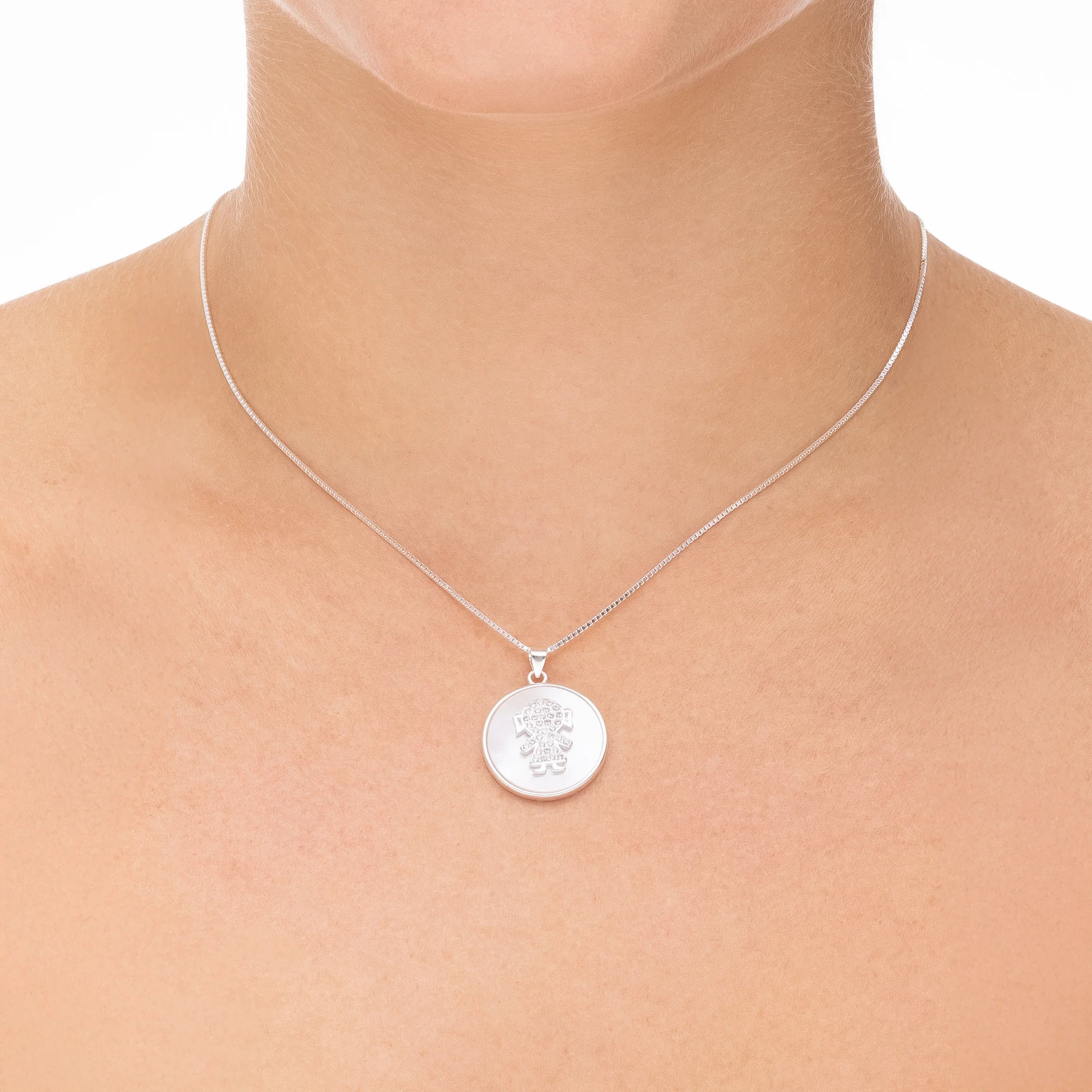 BABY GIRL NECKLACE | SILVER | ETERNAL LOVE| BRAINSTORM JEWELRY - Brainstorm Jewelry