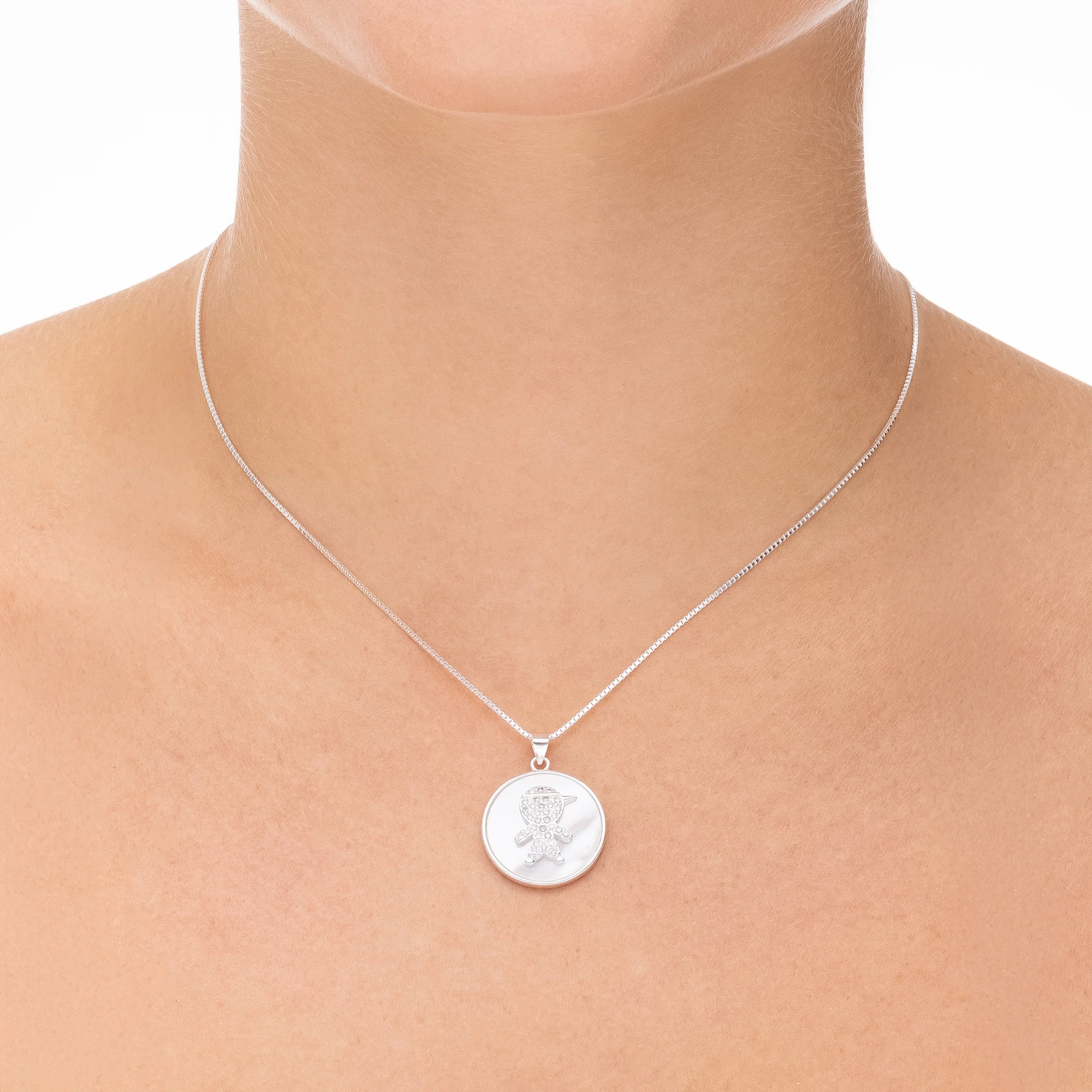 BABY BOY NECKLACE | SILVER | ETERNAL LOVE| BRAINSTORM JEWELRY - Brainstorm Jewelry