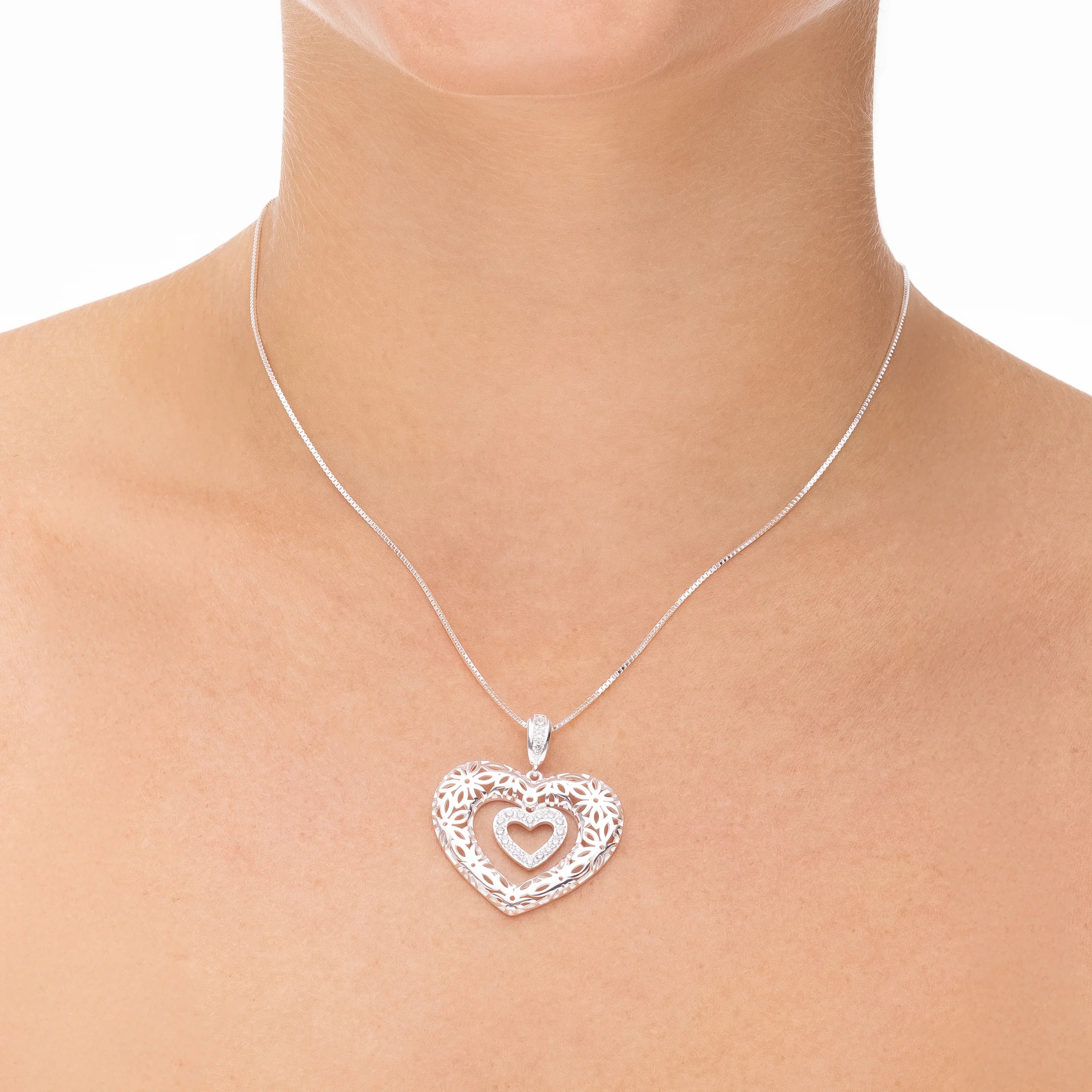 CORA NECKLACE | SILVER | ETERNAL LOVE| BRAINSTORM JEWELRY - Brainstorm Jewelry