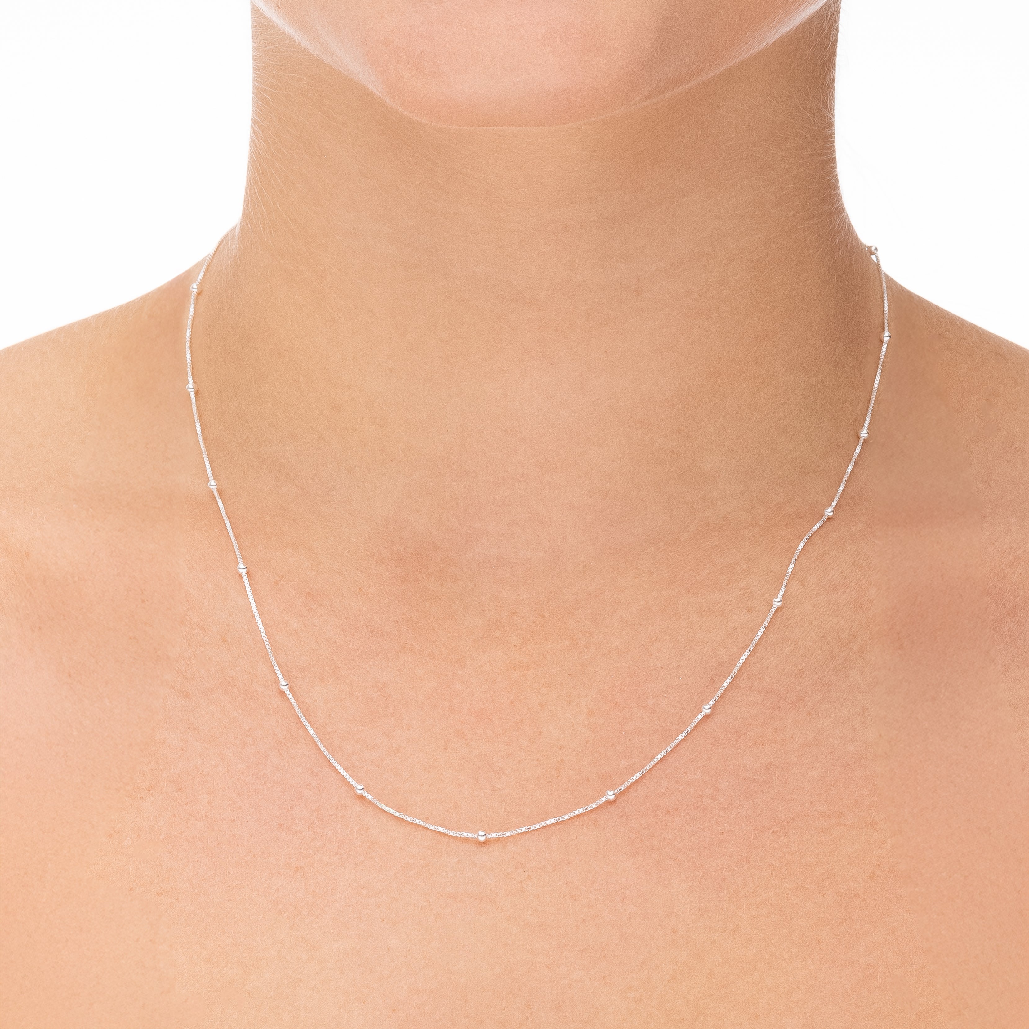 SLATE NECKLACE | SILVER | GLIMMER COLLECTION | BRAINSTORM JEWELRY - Brainstorm Jewelry