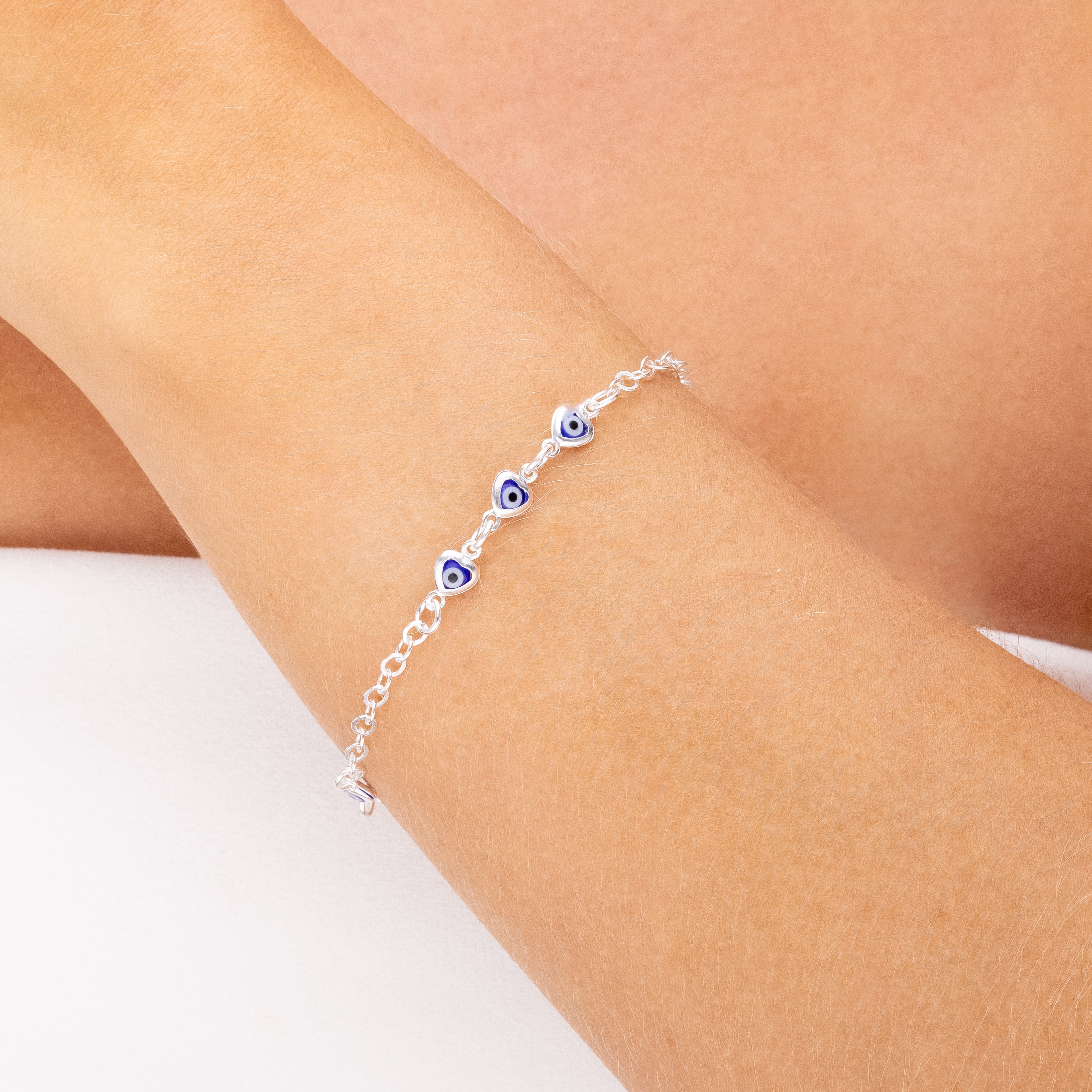 CORO GREEK EYE BRACELET | SILVER | ETERNAL LOVE COLLECTION | BRAINSTORM JEWELRY