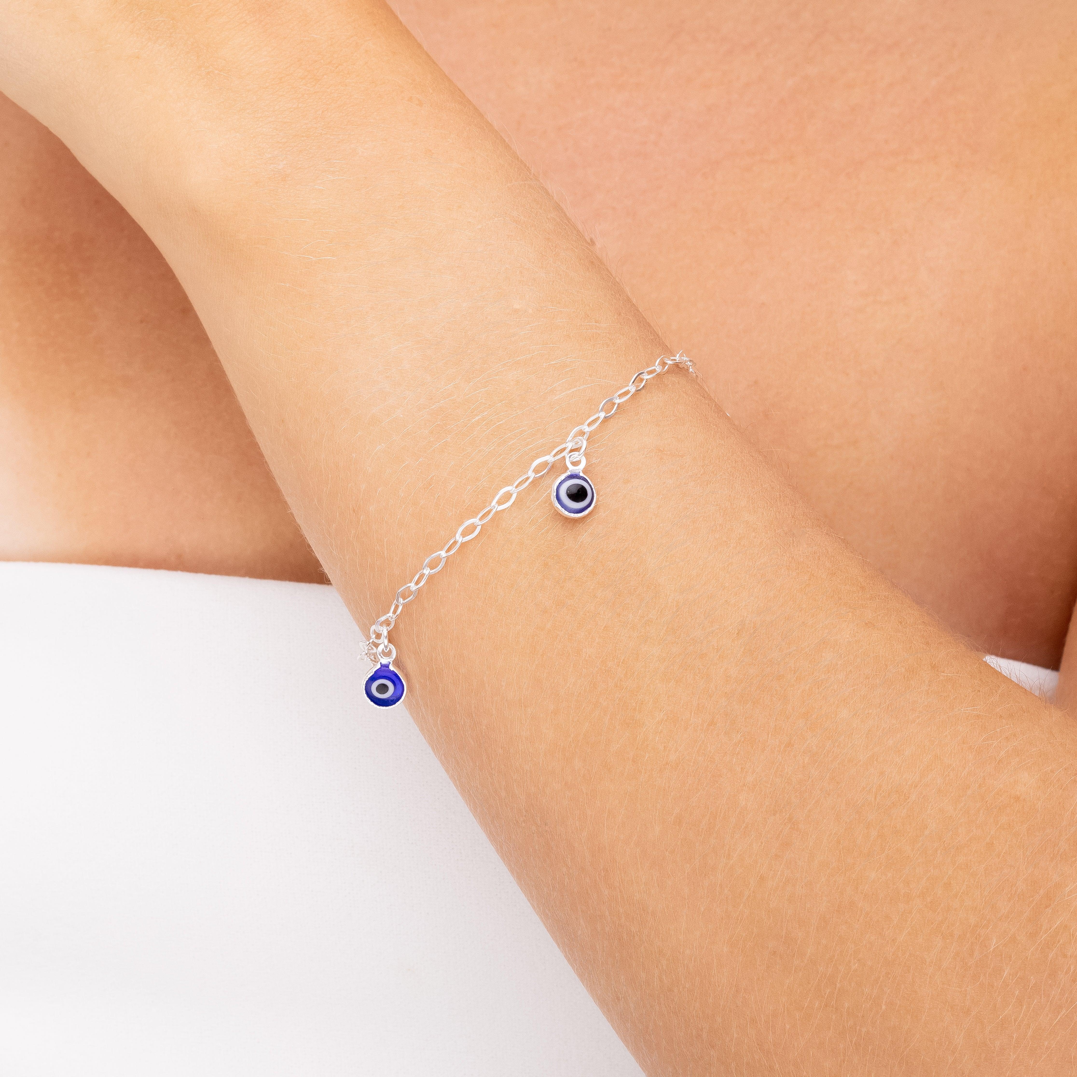 GREEK EYE DARNELLE BRACELET | SILVER | ETERNAL LOVE COLLECTION | BRAINSTORM JEWELRY