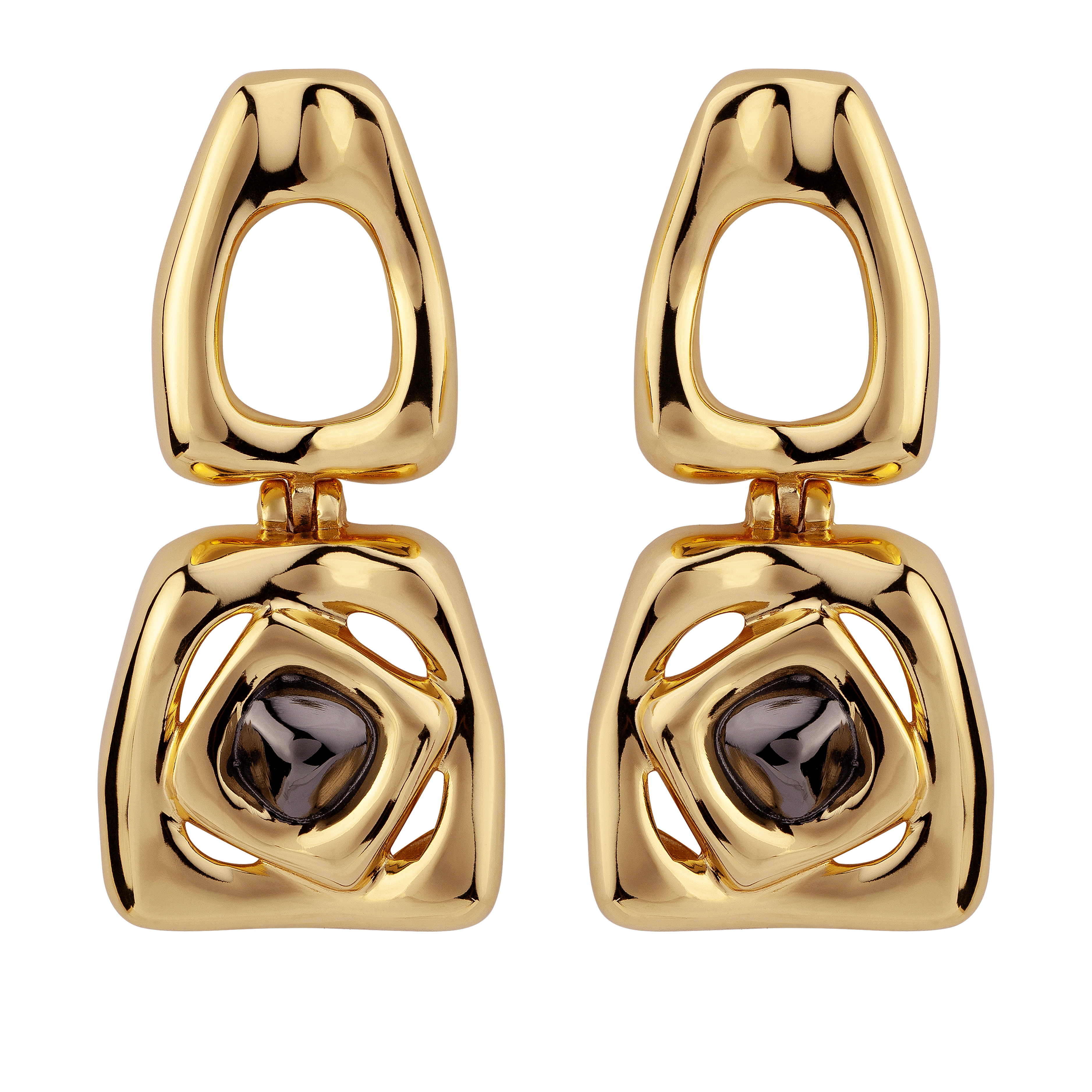 BRAVE BIG EARRING | GOLD PLATED | UNSTOPPABLE COLLECTION | BRAINSTORM JEWELRY