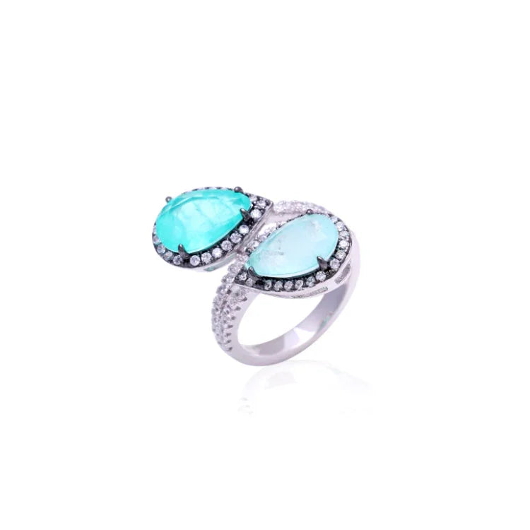 TOURMALINE FERNANDA RING | SILVER | 925 QUEEN | BRAINSTORM JEWELRY - Brainstorm Jewelry