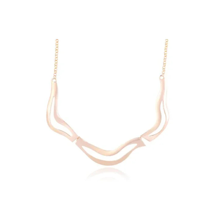 TWISTED REGALIA NECKLACE | GOLD PLATED | ROYALTY | BRAINSTORM JEWELRY - Brainstorm Jewelry