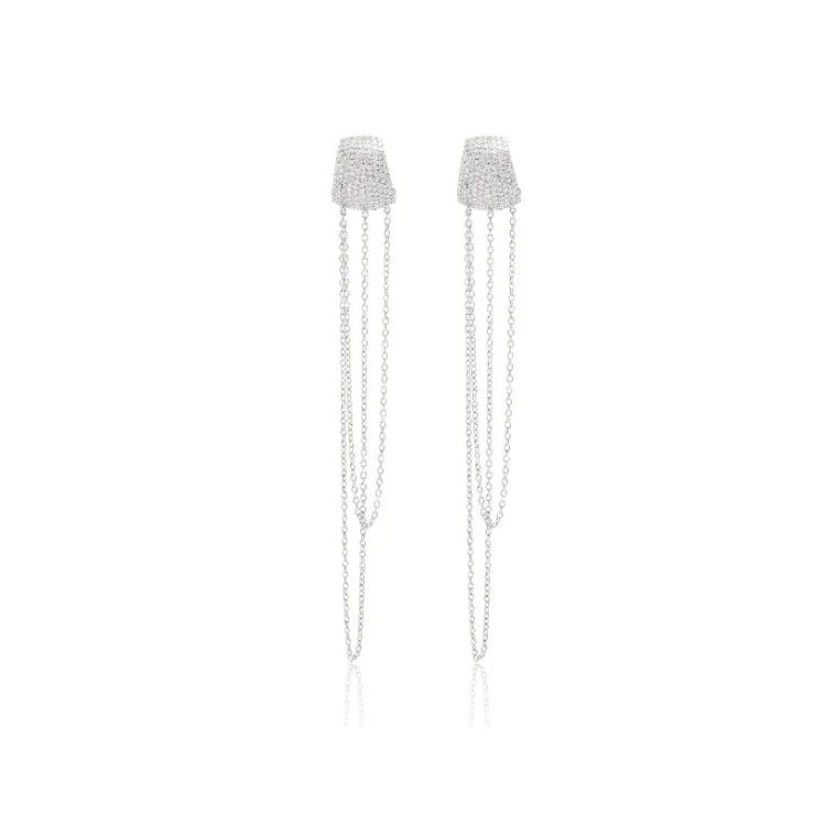 ZIRCONIA LISA EARRING | SILVER | 925 QUEEN | BRAINSTORM JEWELRY - Brainstorm Jewelry