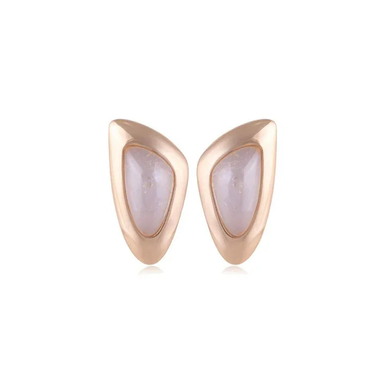 ROCKY CRYSTAL ESSENCE EARRING | GOLD PLATED | NEW RADIANT RANGE | BRAINSTORM JEWELRY - Brainstorm Jewelry