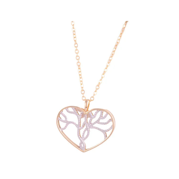 NECKLACE - TREE HEARTED SHAPE - Brainstorm Jewelry
