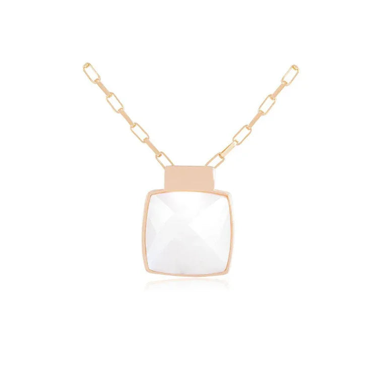MOTHER OF PEARL - HARLEM NECKLACE | GOLD PLATED | NYFW | BRAINSTORM JEWELRY - Brainstorm Jewelry