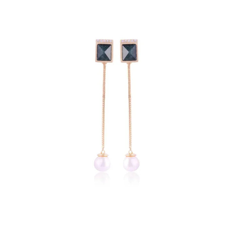 APATITE STELLAR EARRING | GOLD PLATED | NEW RADIANT RANGE | BRAINSTORM JEWELRY - Brainstorm Jewelry