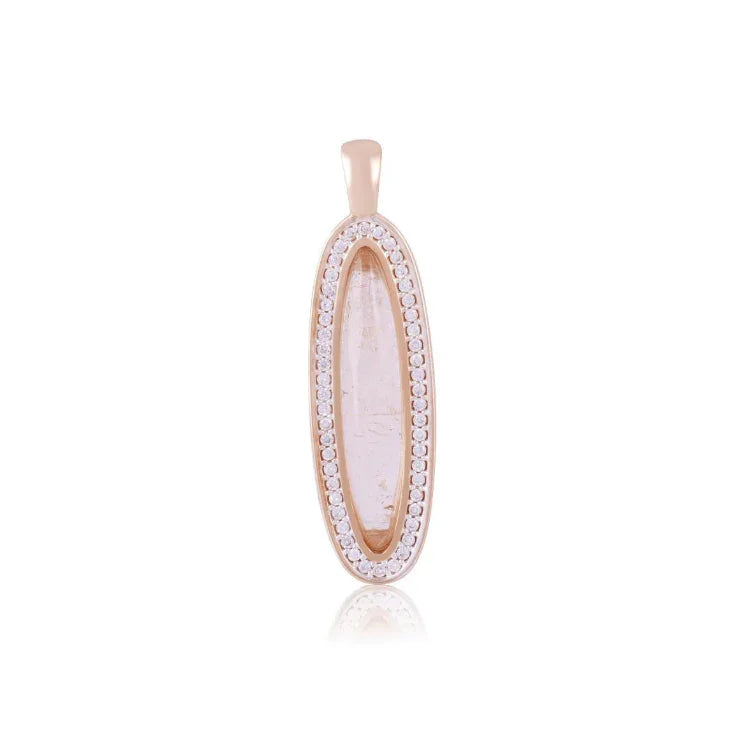 RUTILATED QUARTZ MIRAGE PENDANT | GOLD PLATED | OPULENCE | BRAINSTORM JEWELRY - Brainstorm Jewelry