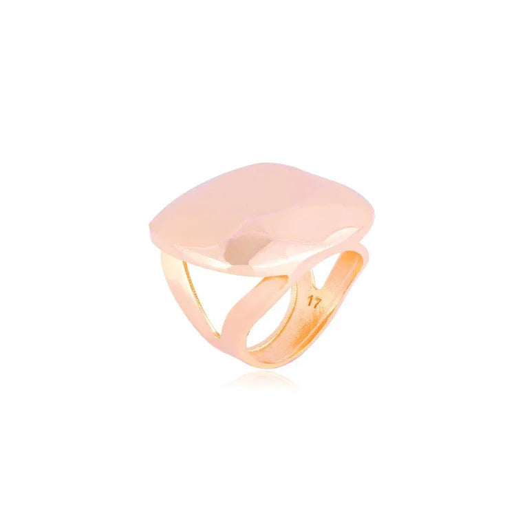 18K GOLD PLATED SQUARE RING | ROYALTY | BRAINSTORM JEWELRY - Brainstorm Jewelry