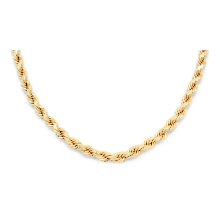 THIN GOLD-PLATED ROPE CHAIN - Brainstorm Jewelry
