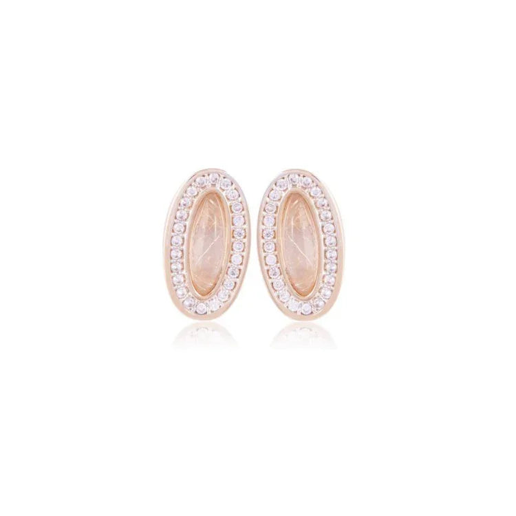 RUTILATED QUARTZ MIRAGE EARRING | GOLD PLATED | OPULENCE | BRAINSTORM JEWELRY - Brainstorm Jewelry