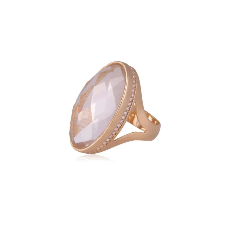 ROCKY CRYSTAL SHINE RING | GOLD PLATED | NEW RADIANT RANGE | BRAINSTORM JEWELRY - Brainstorm Jewelry