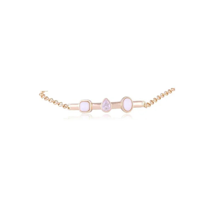 PORCELAIN SERAFH BRACELET | GOLD PLATED | OPULENCE | BRAINSTORM JEWELRY - Brainstorm Jewelry