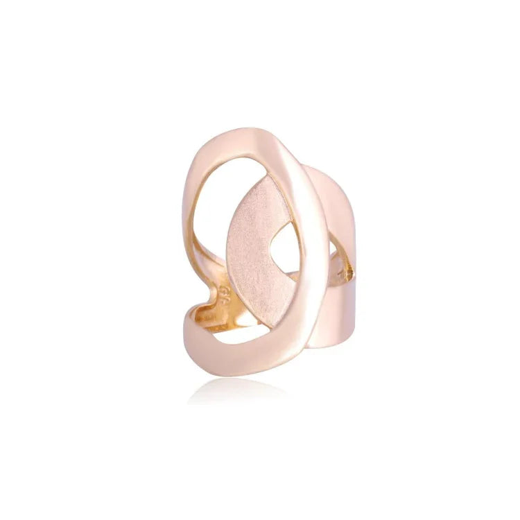 18K GOLD SPIRAL RING | GOLD PLATED | SHINE BRIGHT | BRAINSTORM JEWELRY - Brainstorm Jewelry