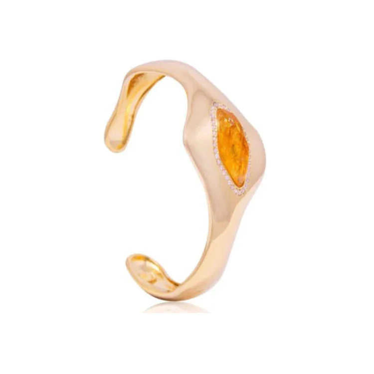 CITRINE BRACELET CITY LIGHTS | GOLD PLATED | NYFW | BRAINSTORM JEWELRY - Brainstorm Jewelry