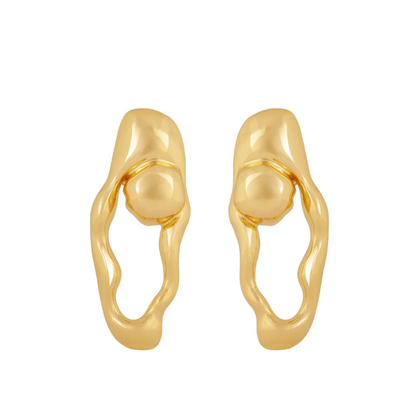 EMPOWER EARRING | 18K GOLD PLATED | UNSTOPPABLE COLLECTION | BRAINSTORM JEWELRY