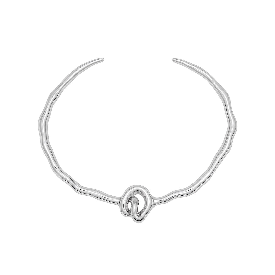 MAGNETIC COLLAR NECKLACE| SILVER PLATED | UNSTOPPABLE COLLECTION | BRAINSTORM JEWELRY
