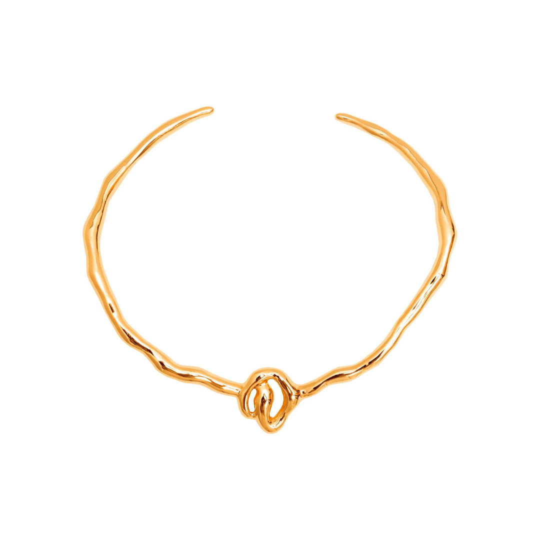 HYPNOTIC COLLAR NECKLACE | 18K GOLD PLATED | UNSTOPPABLE COLLECTION | BRAINSTORM JEWELRY