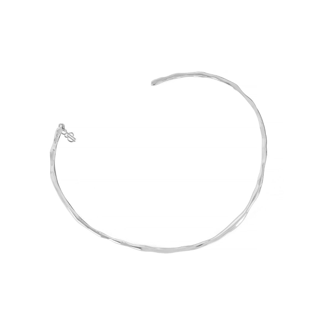 FIERCE COLLAR NECKLACE | SILVER  PLATED | UNSTOPPABLE COLLECTION | BRAINSTORM JEWELRY