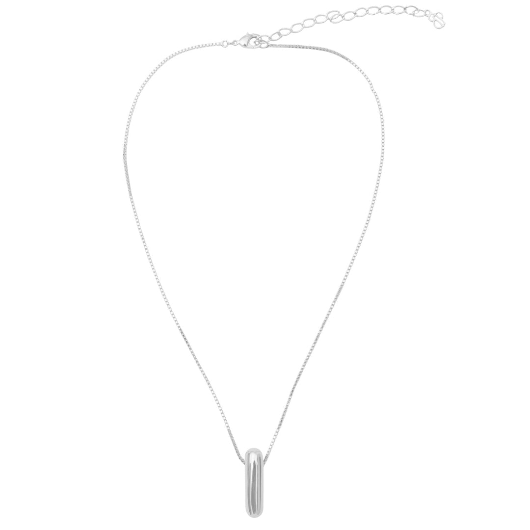 RESILIENT NECKLACE| SILVER PLATED | UNSTOPPABLE COLLECTION | BRAINSTORM JEWELRY
