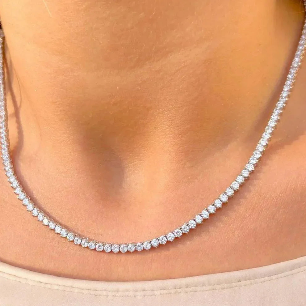RIVIERA HEART SHAPED ALEXANDRA NECKLACE| SILVER | 925 QUEEN | BRAINSTORM JEWELRY - Brainstorm Jewelry