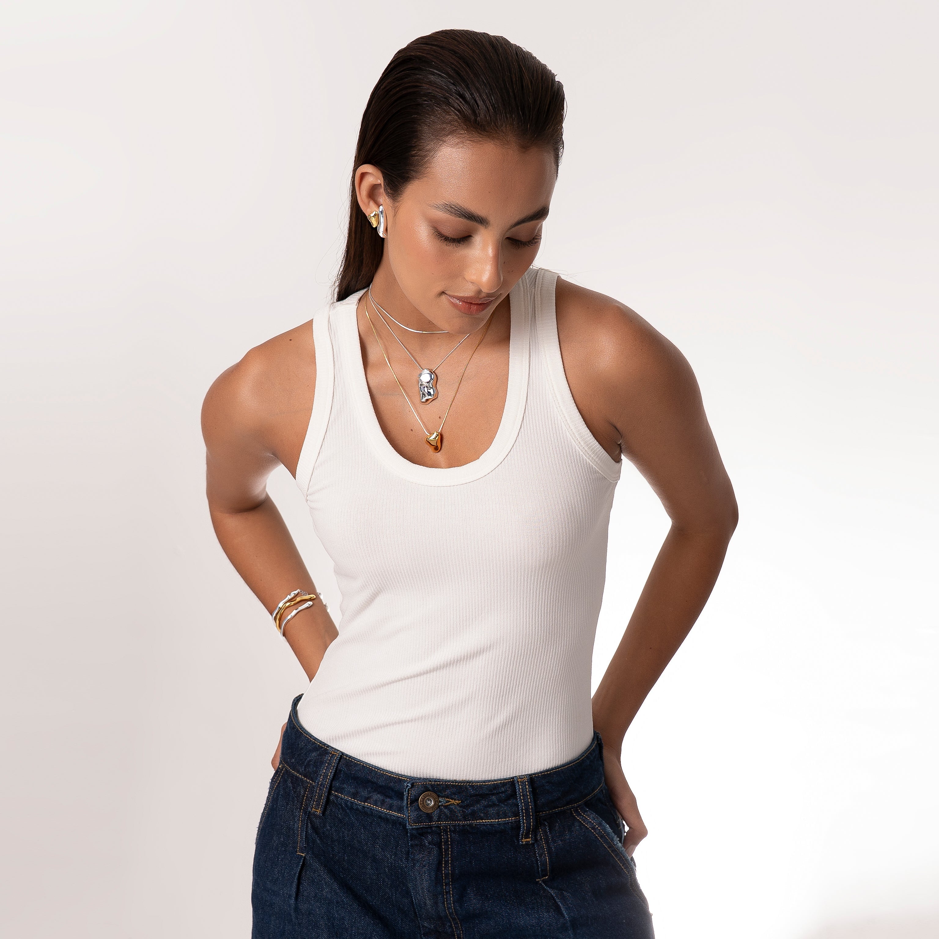 FLAME NECKLACE| 18K GOLD PLATED | UNSTOPPABLE COLLECTION | BRAINSTORM JEWELRY