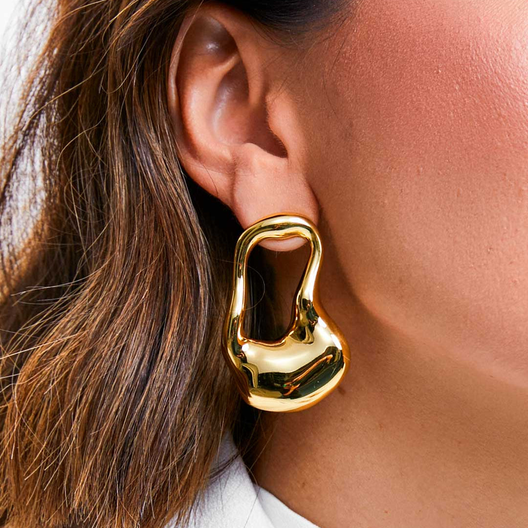 LUMINOUS EARRING | 18K GOLD PLATED | UNSTOPPABLE COLLECTION | BRAINSTORM JEWELRY