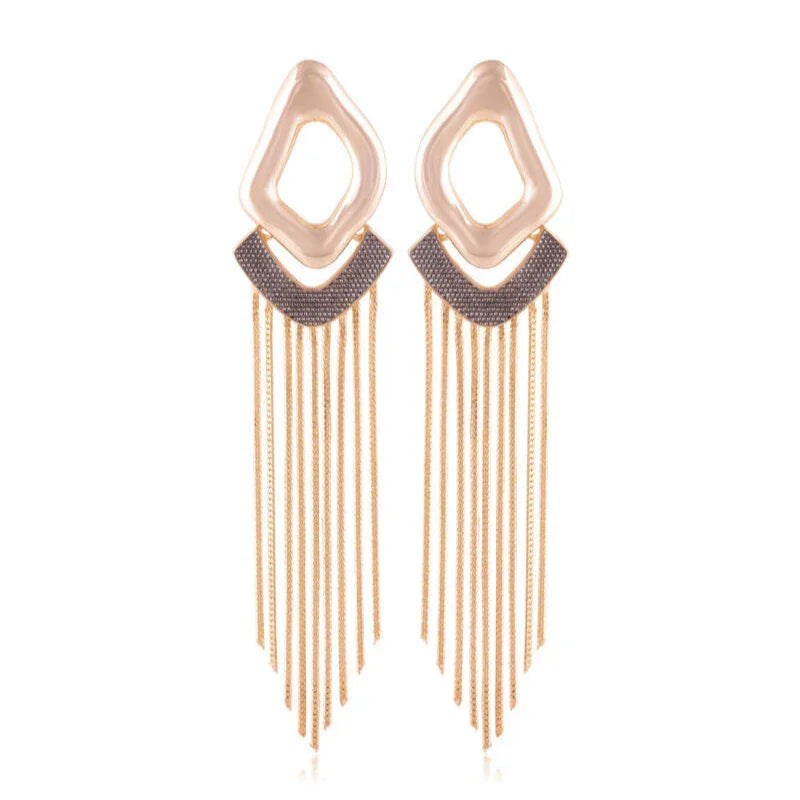 FRINGE EARRING |GOLD PLATED | BRAINSTORM JEWELRY - Brainstorm Jewelry
