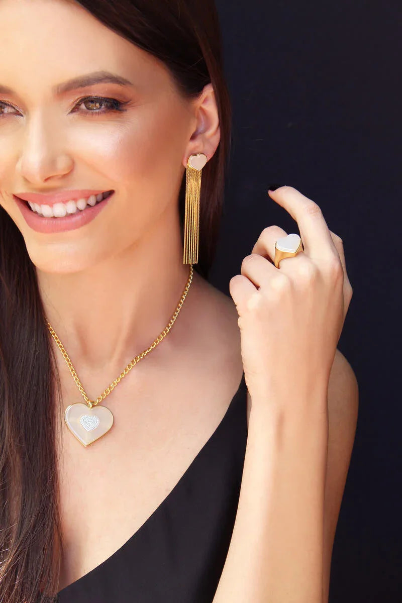 LONG FRINGE FOR EARRING | GOLD PLATED | OPULENCE | BRAINSTORM JEWELRY - Brainstorm Jewelry