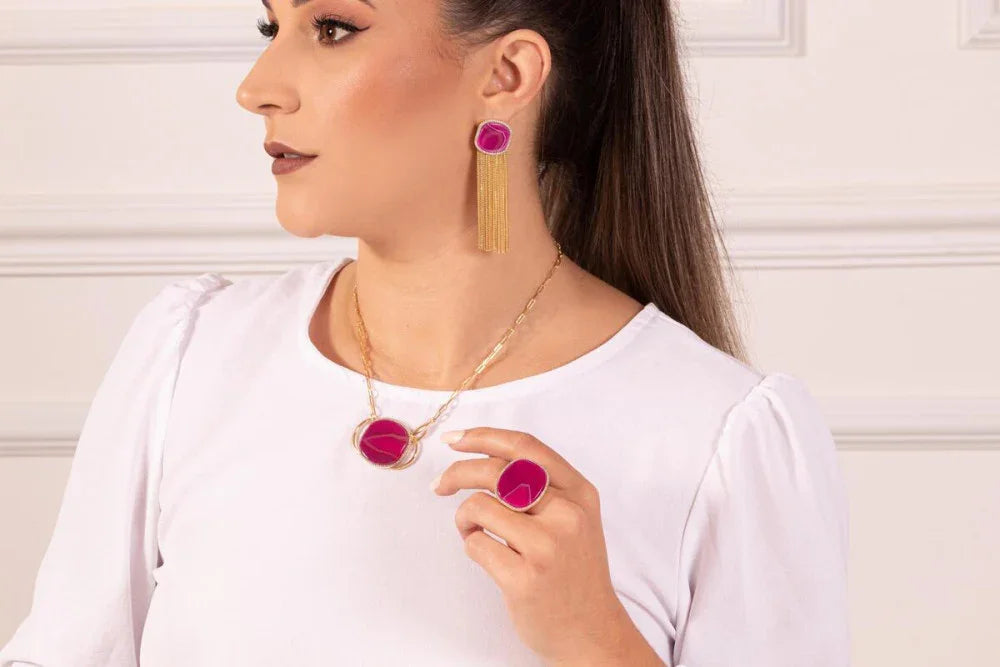 LARGE FRINGE FOR EARRING | GOLD PLATED | OPULENCE | BRAINSTORM JEWELRY - Brainstorm Jewelry