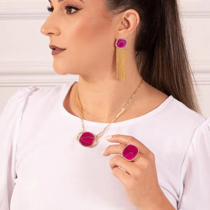 LARGE FRINGE FOR EARRING | GOLD PLATED | OPULENCE | BRAINSTORM JEWELRY - Brainstorm Jewelry