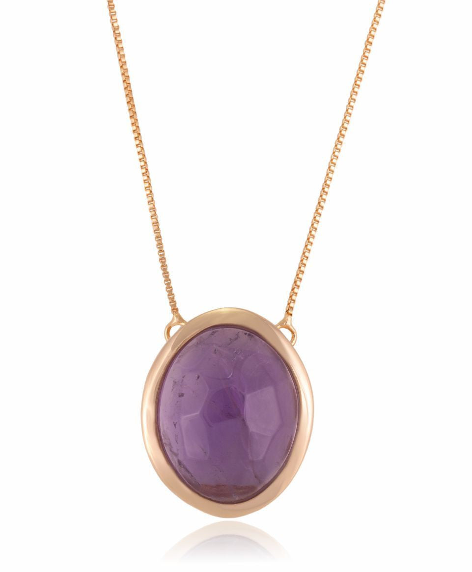 ASTORIA AURA NECKLACE - AMETHYST