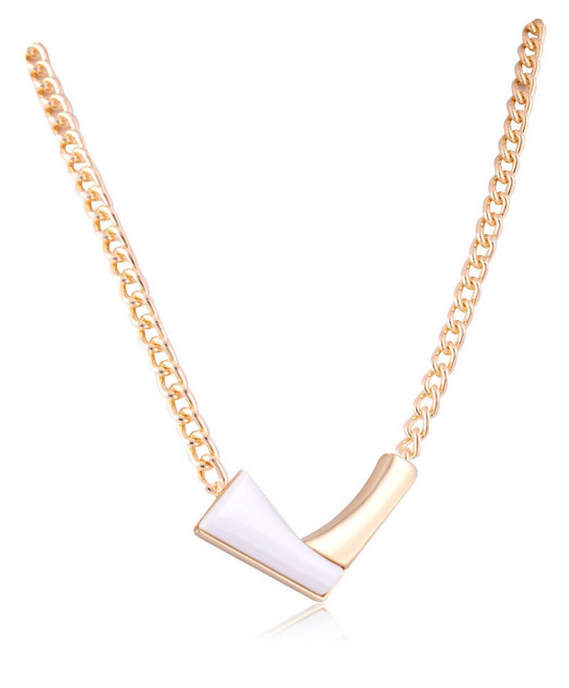 EAST VILLAGE VIBE NECKLACE - PORCELAIN STONE