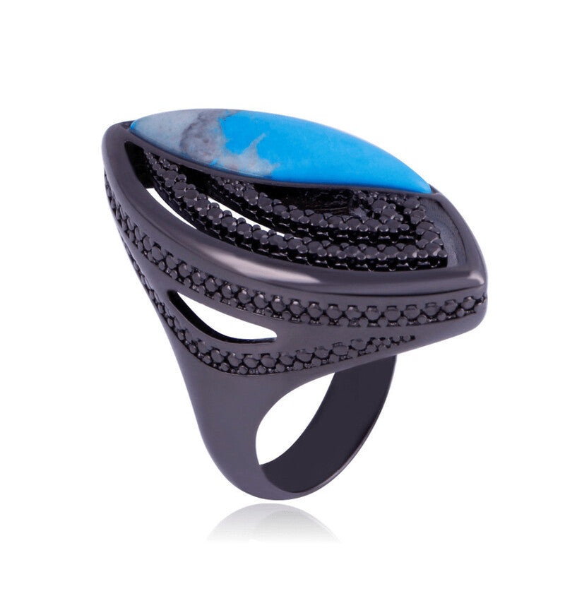 RING - TURQUOISE HOWLITE