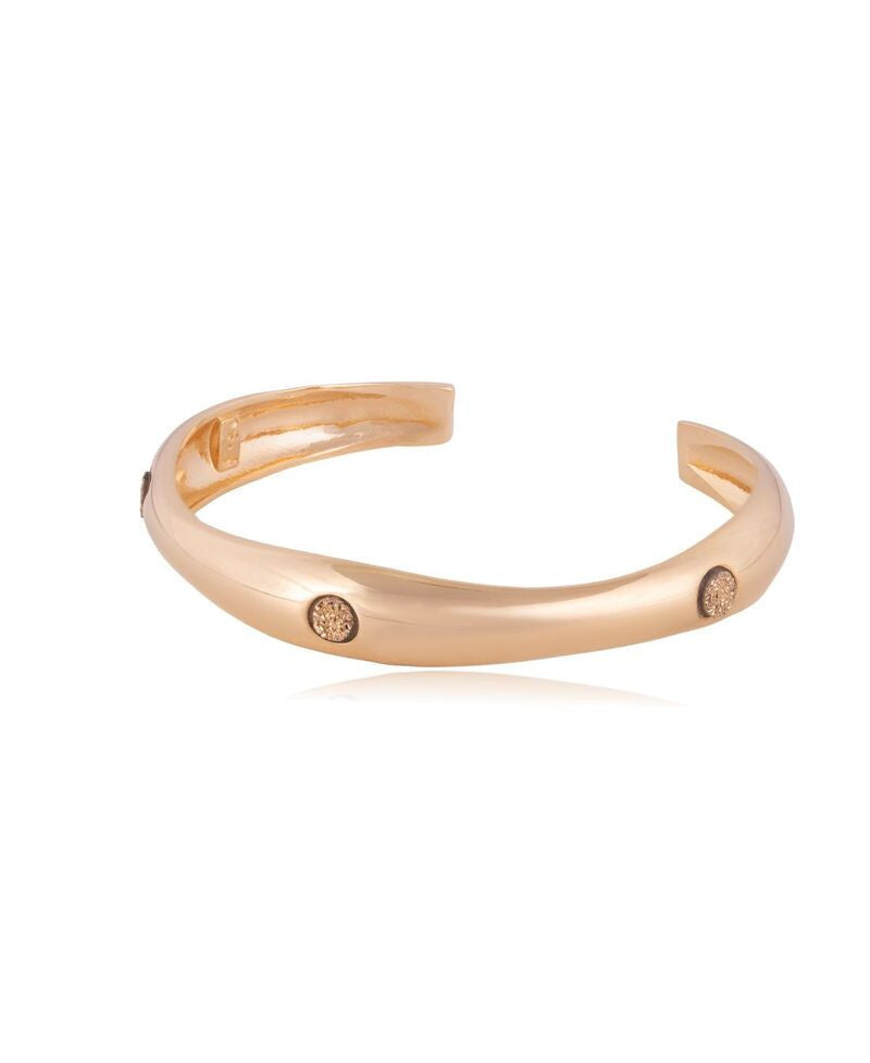 GOLD DRUSE - BRACELET - GOLD PLATED