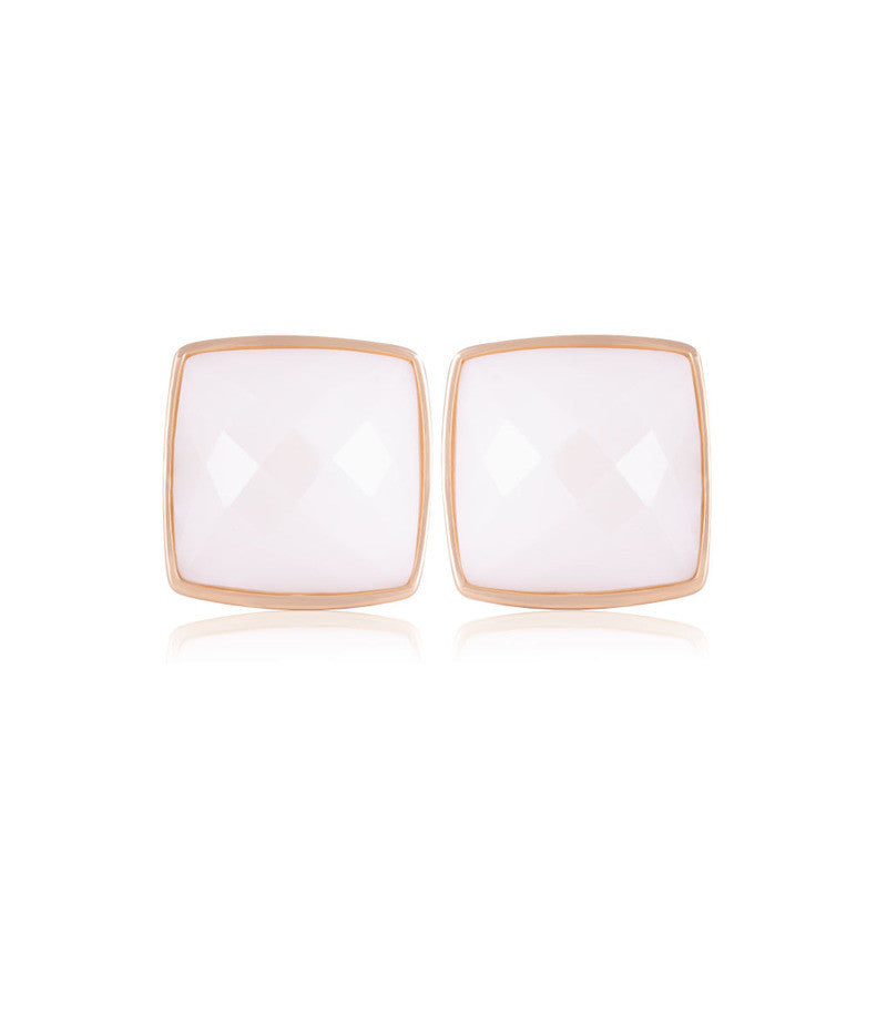 HARLEM HERITAGE EARRING - PEARLIZED PORCELAIN STONE