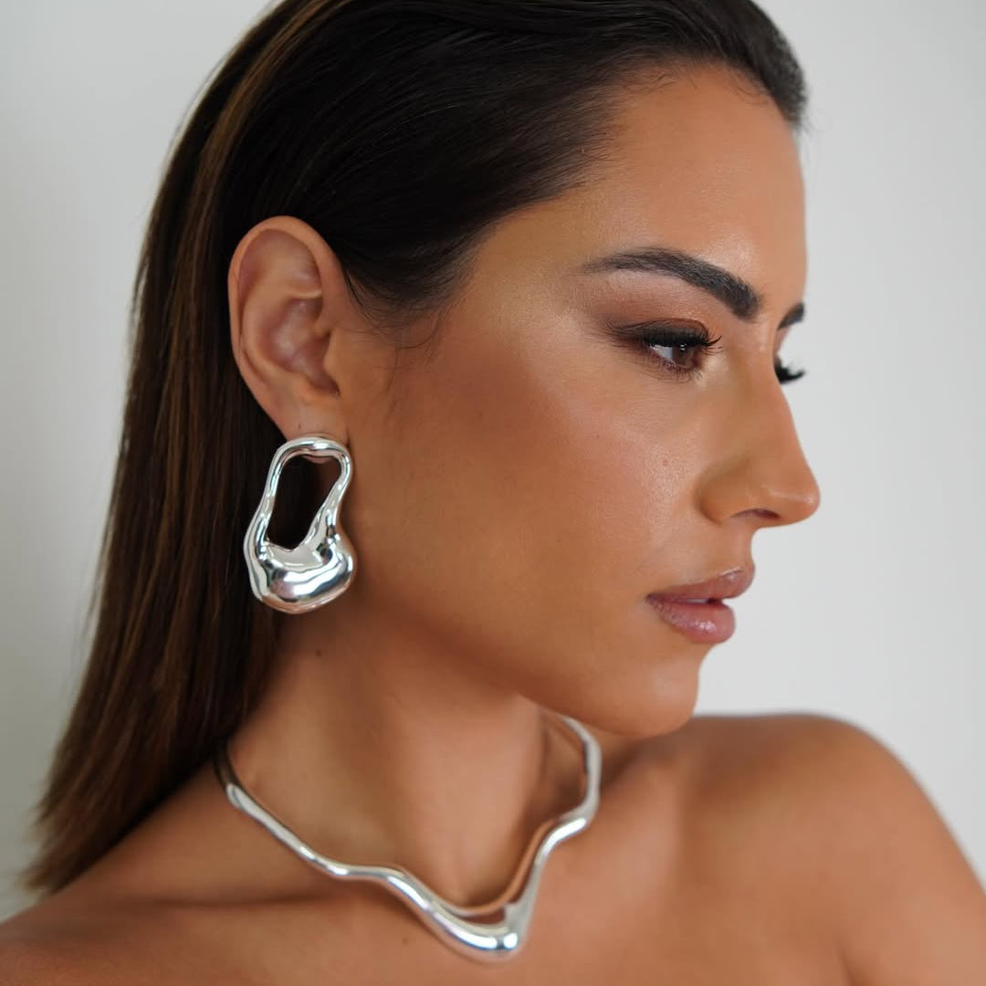 LUMINOUS EARRING | SILVER PLATED | UNSTOPPABLE COLLECTION | BRAINSTORM JEWELRY