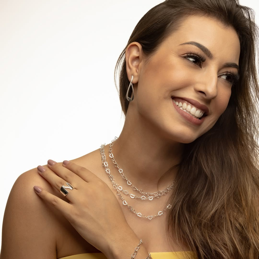LOVELY NECKLACE | SILVER | ETERNAL LOVE| BRAINSTORM JEWELRY - Brainstorm Jewelry