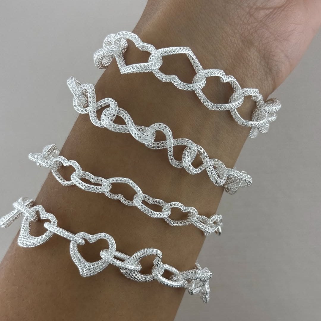 SOUMALTE BRACELET | SILVER | GLIMMER COLLECTION | BRAINSTORM JEWELRY - Brainstorm Jewelry